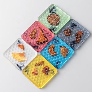 Handmade Resin Coasters with Real Dried Flowers and Leaves Artistic Handmade Epoxy Resin Tea Coaster Set for table ware - Product Image 2