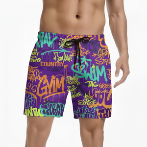 New Designer short Summer Beach <b>Light</b> Knitted Mid Windproof Breathable Surf Men's Board Shorts Casual Sports Mesh Shorts - Product Image 4