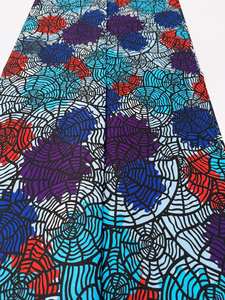 Tela de cera africana de 6 yardas impresa personalizada al por mayor, material de algodón de entrega rápida para ropa y sastrería Congo - Product Image 4