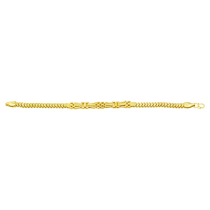 Pulseras Multisegmento para Hombre, Chapadas en Oro de 14K, 18K y 24K, Estilo Dubái, Joyería de Moda Árabe, Oro, Joyería - Product Image 2