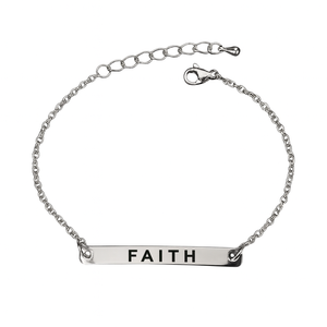 Pulsera de acero inoxidable grabable a láser con nombre personalizado, en blanco, para grabado a granel. - Product Image 4