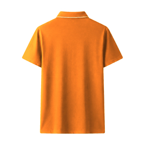 Polo de Manga Corta para Hombre, Informal, de Verano, Mezcla de Algodón, para Golf y Tenis, Color Sólido, Ajuste Personalizado, Transpirable, Ropa de Uso Diario - Product Image 2