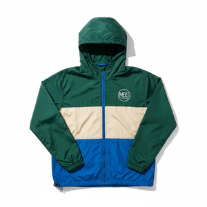 Custom <b>Men</b> Women Waterproof Hooded Windbreaker <b>Jacket</b> Color Block Green Beige Blue <b>Lightweight</b> Outdoor Streetwear <b>Rain</b> Coat Wind - Product Image 1