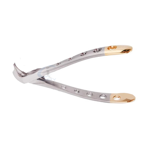CLASTY INSTRUMENTS Forceps dentaire universel Excel pour molaires inférieures, poignée dorée, pinces chirurgicales Classe I - Product Image 2