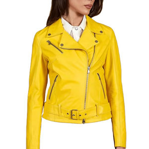 Chaqueta de Motocicleta para Mujer, Resistente al Viento, de Alta Gama, Estilo Vintage, Color Personalizable - Product Image 1