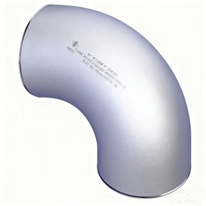 Codo de 90 grados de radio largo de acero inoxidable ASME B169 ASA403, accesorio de tubería para soldadura a tope, de 1/2 a 12 pulgadas, fabricado en Vietnam - Product Image 2