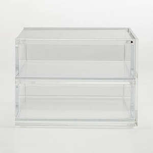 Latest Clear Acrylic Display Storage <b>Box</b> & Kitchen Storage Multi Purpose Layered Utility Container for Jewelry &<b>Makeup</b> Organizer - Product Image 1