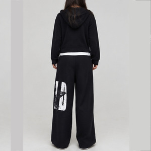 Pantalones Deportivos de Pierna Ancha para Mujer, Personalizados con Serigrafía, de Poliéster y Algodón, Estilo Casual Urbano, OEM - Product Image 5