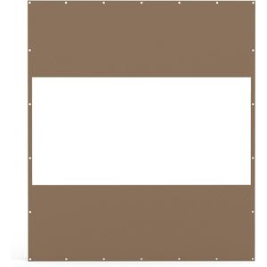 Tenda a Pannello Trasparente per Esterni da 18 oz, Resistente alle Intemperie, Impermeabile in PVC e Poliestere, Antistrappo per Patii e Gazebo - Product Image 1