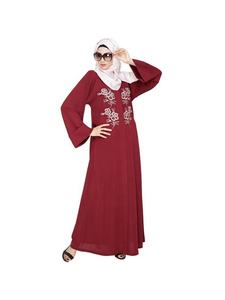 Abaya moderne et exclusive de style de Dubaï décontractée robe modeste musulmane ouverte sur le devant en lin inspirée du style turc à la mode! - Product Image 6
