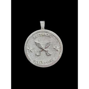 Custom Brand Logo Hip Hop Pendant for Men Women Hand Set Moissanite Diamonds 925 Silver Gold Plated 18K Gold GIA Certified - Product Image 1