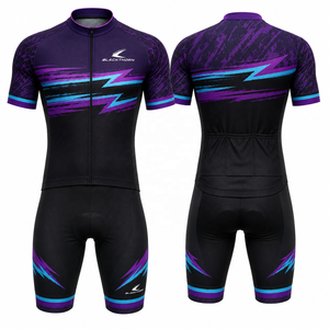 Maillot de cyclisme professionnel pour adulte, léger, extensible dans quatre directions, personnalisable, vente en gros, à manches courtes, pour VTT - Product Image 4