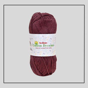 Pelote de fil à tricoter 100 % coton pour le crochet, matériau durable, doux et respirant, 100 g, pour vêtements, décoration intérieure et accessoires - Product Image 1
