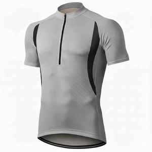 Maillot de cyclisme personnalisé en polyester et élasthanne, léger, respirant et à séchage rapide, à manches courtes, pour la vente en gros - Product Image 3