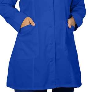 Bata de Laboratorio Médica Elegante para Mujer, Corte Moderno, Uso Profesional en Laboratorios y Hospitales, Ropa de Trabajo Cómoda y Transpirable - Product Image 6