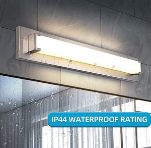 Lampe murale LED au design moderne, étanche IP44, pour miroir de salle de bain, éclairage mural intérieur en acier inoxydable, pour miroir d'hôtel - Product Image 4