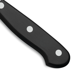Couteau utilitaire classique de 5 pouces, acier inoxydable, lame de précision tranchante, manche noir à triple rivet, couteau de cuisine multi-usages - Product Image 6