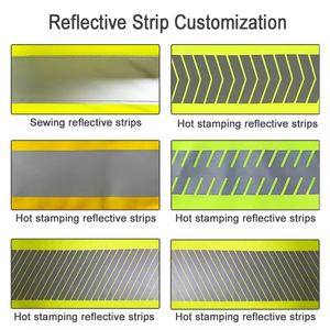 เสื้อกันหนาวแบบสะท้อนแสงสำหรับผู้ชาย ANSI Class 3 LED ไฟกระพริบ กันลม กันน้ำ เนื้อผ้านุ่ม สำหรับงานกลางแจ้งและงานนิรภัย - Product Image 6