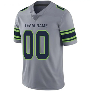 Maillot de football américain à manches courtes, nouveau design, vierge, grande taille, style américain - Product Image 4