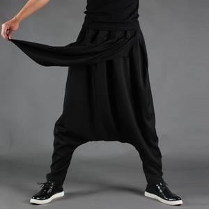 Pantalones Casuales de Alta Calidad, Ligeros, Lavado Medio Claro, Antiarrugas, Poliéster/Algodón, Cierre con Cordón, Diseño Invernal, Pantalones para Hombre - Product Image 3