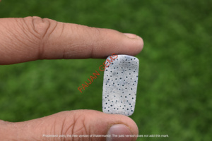 พลอยใหม่มาแรง FAIJAN GEMS  บลูคอรัลดรูซี่ธรรมชาติหายาก ทรงคาโบชอง รับรองโดยผู้เชี่ยวชาญ สำหรับทำจี้เครื่องประดับ - Product Image 3