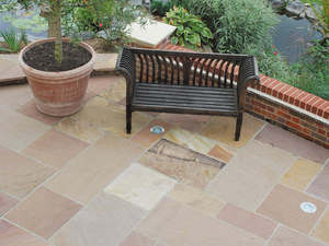 GROCON Modak Sandstone Circle Patio Kit – Big Slab Paving Set for Modern Gardens (1.8m, 2.4m, 3m Sizes) - Product Image 5