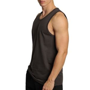 Custom <b>Mens</b> Bodybuilding Gym <b>Singlet</b> Breathable Cotton Tank Top Quick Dry Sleeveless Fitness Workout Activewear Sports Clothing - Product Image 6