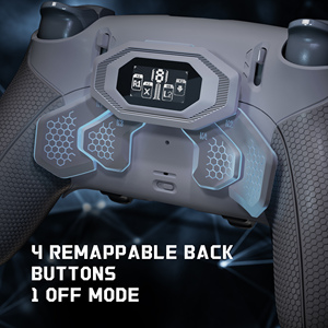 Kit de Reasignación EXtremeRate BEYOND en Gris New Hope y Gris Clásico, con Pantalla OLED y Agarres Ergonómicos Rediseñados para PS5 Edge - Product Image 3