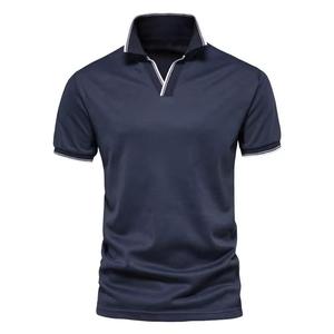 Chemises polo pour hommes, nouvelle tendance de la mode, coton de qualité supérieure, tissu tricoté sur mesure, grandes tailles - Product Image 2