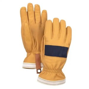 Gants de sécurité pour conducteur en cuir pleine fleur de vachette, haute performance, antistatiques, lisses, confortables, avec bracelet réglable - Product Image 1