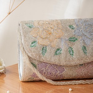 Pochette perlée de créateur, prix de gros, élégante pochette pour femme pour mariage, fête et occasions festives par M/S SHAAD HANDICRAFTS - Product Image 2
