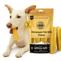 Friandises de luxe pour chiens au fromage de yak de l'Himalaya, écologiques, artisanales, fabriquées en Inde, complément alimentaire naturel pour animaux de compagnie, riche en protéines et en calcium, pour la santé