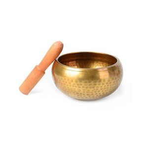 Cuenco Tibetano de Metal Martillado en Bronce para Meditación y Terapia de Sonido, Diseño Antiguo, Hecho a Mano, a Precio Económico - Product Image 1