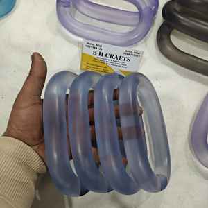 Chaîne en résine transparente et colorée pour décoration murale, maillons de chaîne tendance, belles chaînes colorées amovibles pour le Nouvel An - Product Image 2