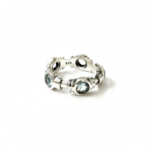 Blue Topaz <b>Fine</b> <b>Ring</b> 6.0 Grams Weight - Product Image 2