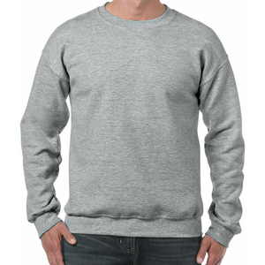 Sudadera de Felpa de Algodón Lisa al por Mayor 2026 para Hombre, Invierno, con Logo Personalizado OEM, Cuello Redondo, Cálida, Casual, a la Moda, Pedido al por Mayor - Product Image 1