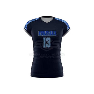 Ropa Deportiva Personalizada con Tela de Malla Transpirable para Equipos Escolares, Jersey de Voleibol - Product Image 3