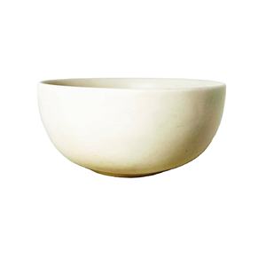 Ensemble de bols de service en céramique blanche bols en céramique plaqués assiettes avec personnalisation ustensiles de cuisine et vaisselle faits à la main finis brillants - Product Image 1