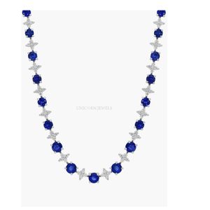 Collar Solitario con Diamante Cultivado en Laboratorio de 0.50 Quilates, Corte Brillante Redondo, en Oro Blanco Sólido de 14k, Joyería Fina Ética, Regalo para Mujer - Product Image 1