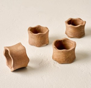 Premium Handmade <b>Solid</b> <b>Wood</b> Napkin Rings Set Eco-Friendly Kitchen <b>Dining</b> <b>Table</b> Accessories Wholesale Wooden Napkin Ring - Product Image 4