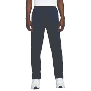 Pantalon de survêtement en molleton pour hommes, pantalon de jogging respirant à jambe droite et chaude pour l'hiver, ceinture élastique, logo personnalisé, pantalon de survêtement à séchage rapide - Product Image 1