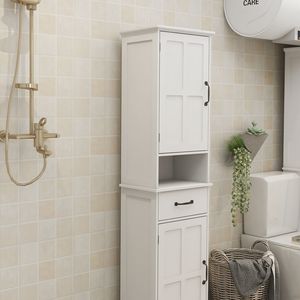 Mobiletto da bagno a doppia anta sottile e di altezza ridotta - Product Image 3