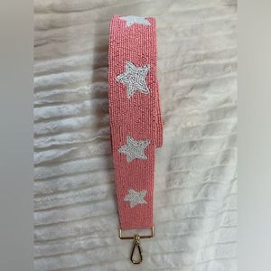 Customizable Lanyard purse strap hand made seed beaded Stars design strap belt <b>bag</b> Accessory Waist strap belt <b>bag</b> - Product Image 1