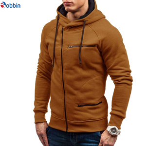 Sudaderas con Capucha Unisex de Alta Calidad, Sudadera con Cierre y Capucha Marrón, Estilo Urbano Personalizado, Corte Regular, Color Sólido, 100% - Product Image 6