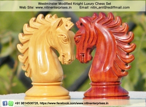 Handmade Westminster Solid Wood Luxury Chess Set-Modern Design for Outdoor Party <b>Entertainment</b> - Product Image 6