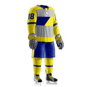Tenues de sport personnalisées pour équipes de hockey sur glace masculin – Ensemble uniforme de hockey sur glace de haute qualité – Maillots et uniformes en gros à prix abordable 2026 - Product Image 2