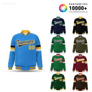 เสื้อแจ็คเก็ตปักลายตัวอักษรคุณภาพสูงสำหรับขายส่ง เหมาะสำหรับชุดทีม - Product Image 1