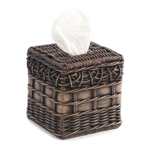 Top selling eco friendly woven rattan napkin holder box cover paper tissue <b>boxes</b> <b>cheap</b> price - Product Image 1