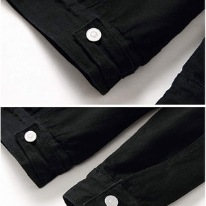 Chaquetas Vaqueras para Hombre, Estilo Urbano, a la Moda, Impermeables, Transpirables, para Invierno, con Opción de Logotipo Frontal, Venta al Por Mayor - Product Image 2