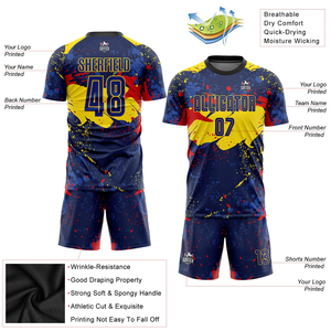 Camisetas de Fútbol Personalizables con Diseño de Figuras de Equipos, Transpirables, de Manga Corta, de Alta Calidad, con los Últimos Diseños de Fútbol - Product Image 2
